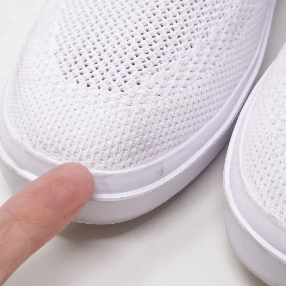 BYLT Mens Lido Knit Shoes White Breathable Casual Sneakers SIze 9